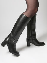 Laarzen Met Hak Tamaris Zwart women 45-vue-porte